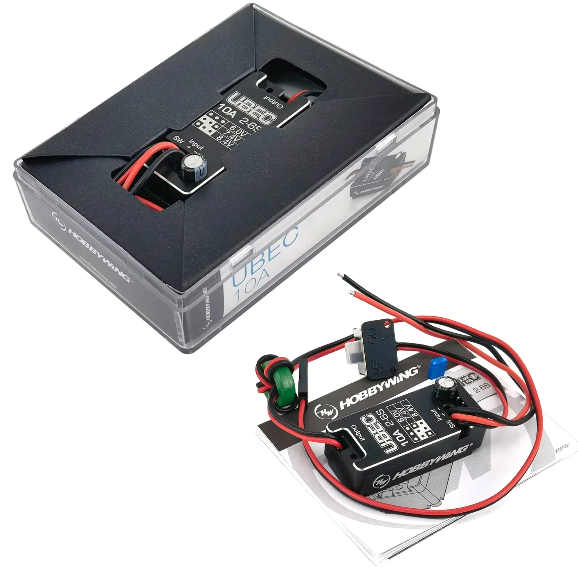 

UBEC 10A 2-6S HobbyWing V2 Waterproof UBEC
