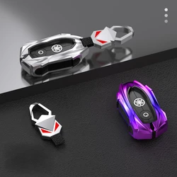 Zinc Alloy Car Remote Key Case Cover Shell For Yamaha Nmax 2021/2022 NVX NVX155 XMAX XMAX300 QBIX AEROX JAUNS