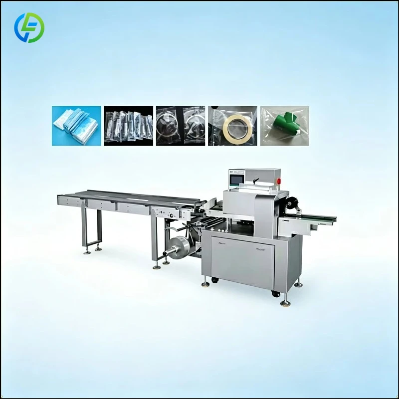 Semi-automatic Hardware Pillow Packaging Machine CE Approved Hard Candy Packaging Machine FL Customized
