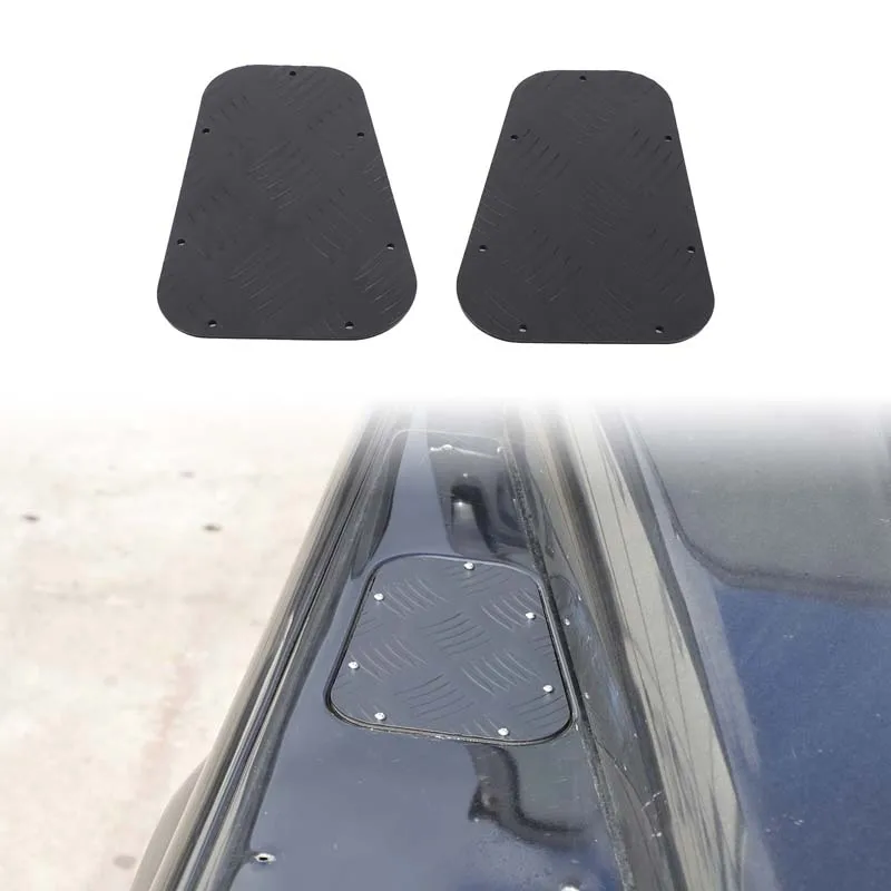 

For Land Rover Defender 2004-2018 Aluminum Alloy Car Front Hood Side Panel Anti-Scratch Cover Modification Accessories