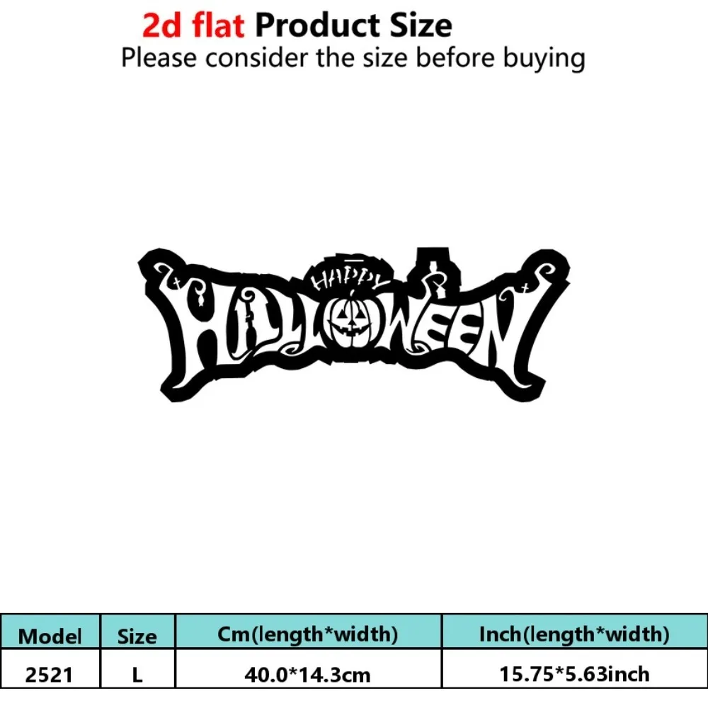 CIFbuy Halloween Pumpkin Text Gothic Gaming Mouse Pad Non-Slip Rubber Base Edge-Locked Laptop Desk Mat