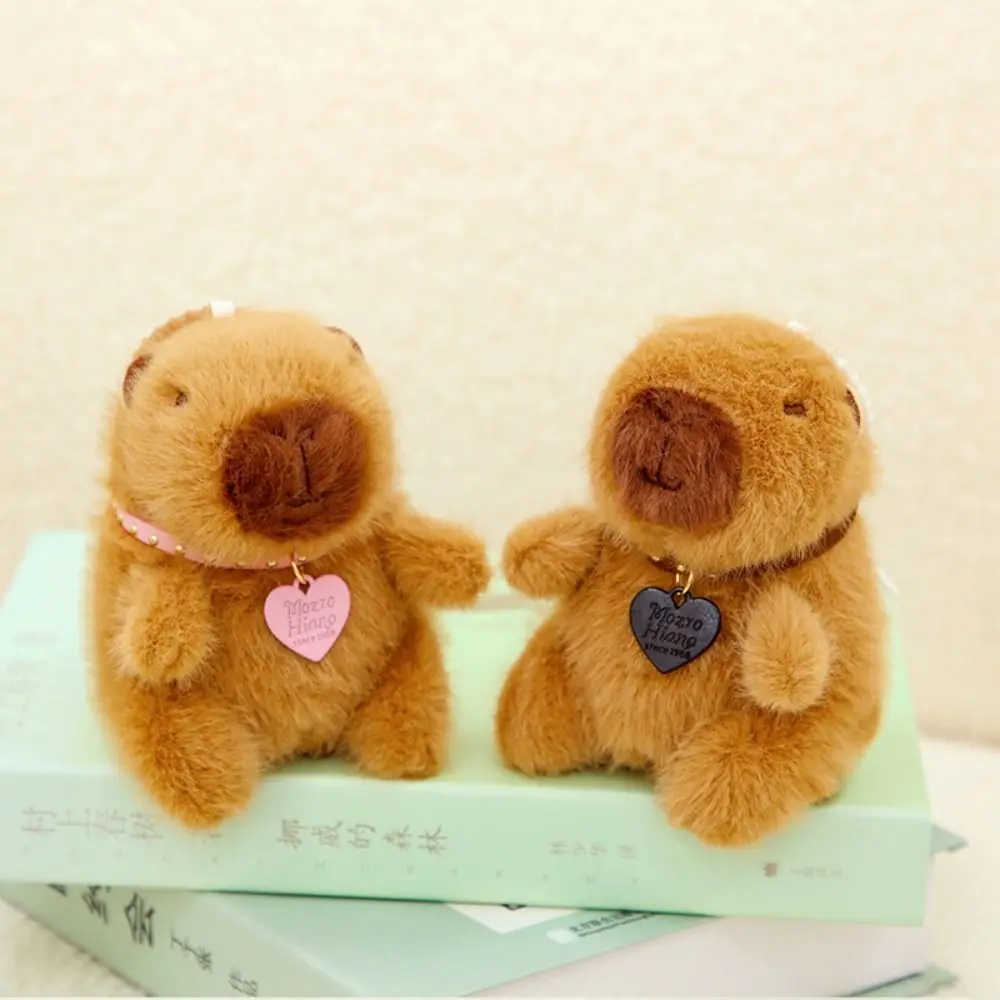 Breloczek Kawaii Kapibara Miękka Symulacja Kapibary Zawieszka do Torby z Kreskówki