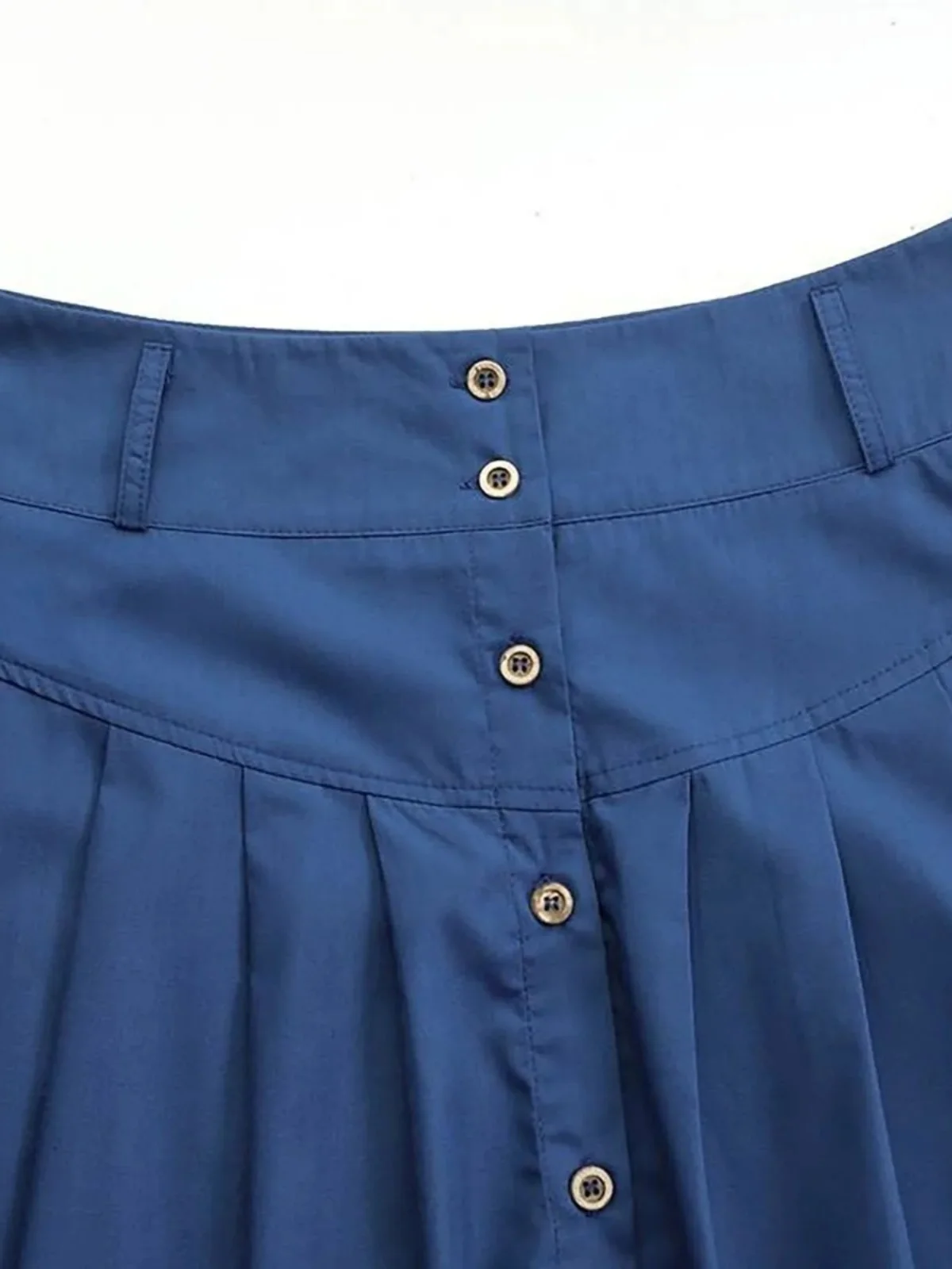 

High Waist Loose Casual Long Skirt Street Sle f Length A-Line Silhouette Stand Fit Summer Collection for Young Women