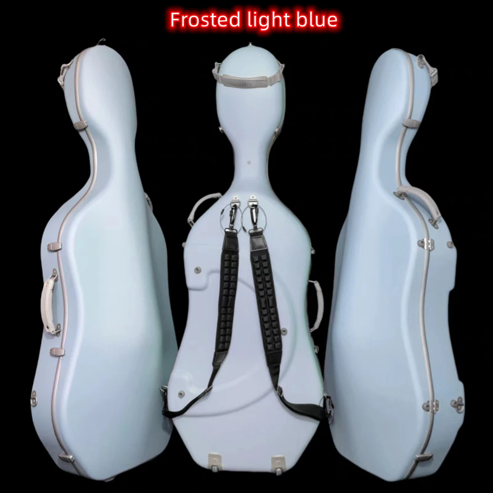 

Высококачественный чехол из углеродного волокна для виолончели 4/4, чехол для виолончели из углеродного волокна с колесами, 3,3 кг, красочный