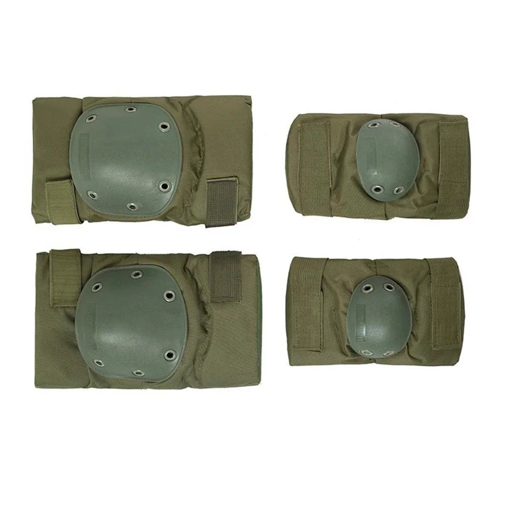 Tactical knee And elbow Protection kit four piece， Outdoor Sports Protection equipment
