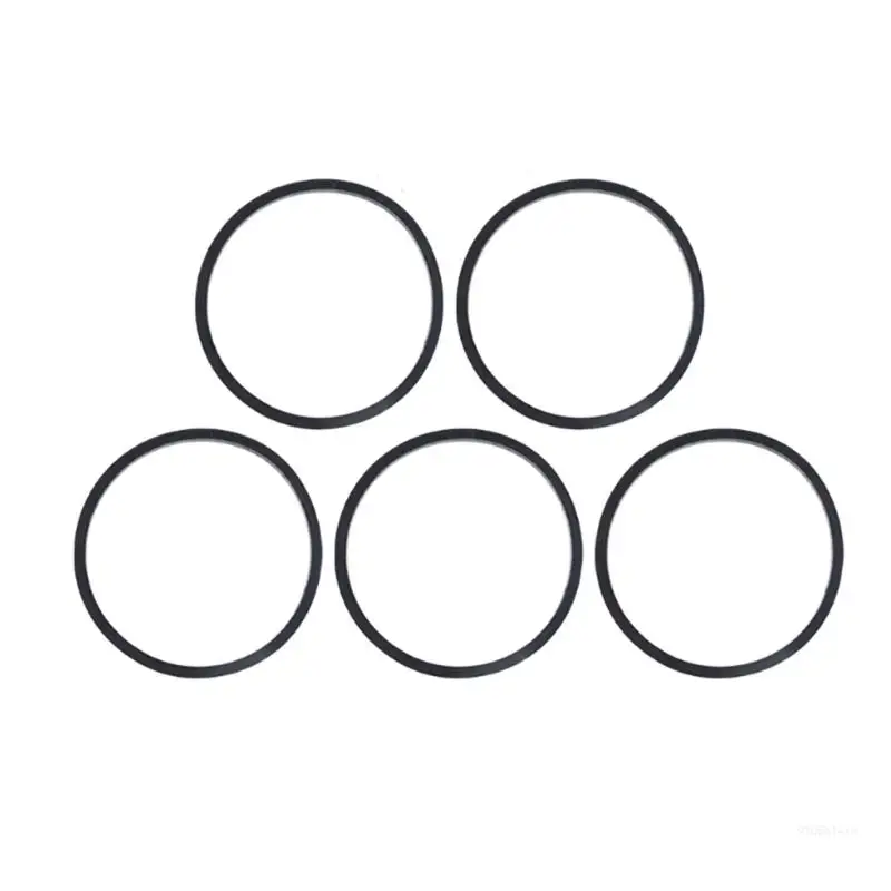 

5PCS 1.5mm Square Folded Rubber Belt for Recorders Universal 50-145mm Dropship
