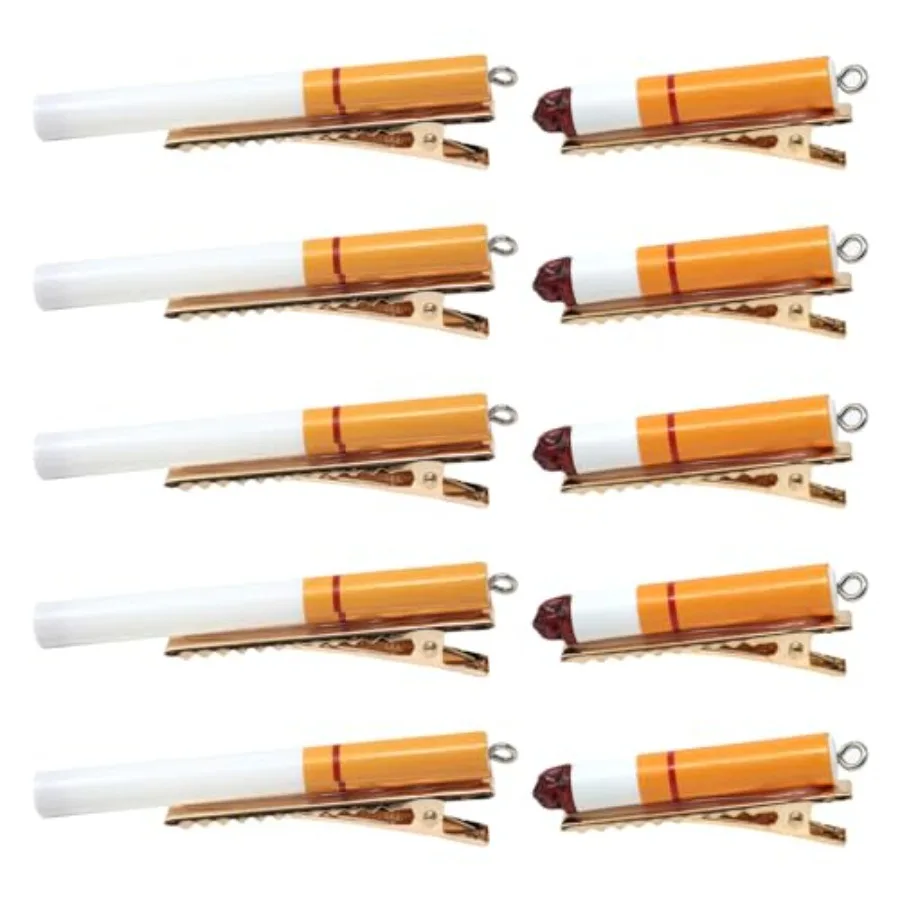 Creative Funny Halloween Resin Cigarette Hair Clips