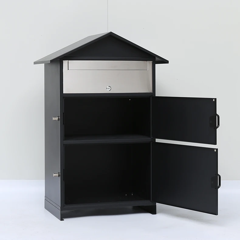 Outdoor anti-theft express cabinet, large anti-theft receiving parcel box, suggestion box, outdoor press lock, villa locker.