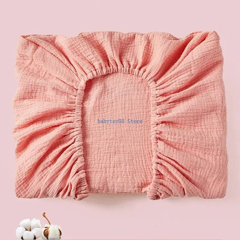 غطاء وسادة تغيير الحفاضات من Y4UD، ملاءات طاولة تغيير الحفاضات من القطن مقاس 32 × 16 بوصة #4