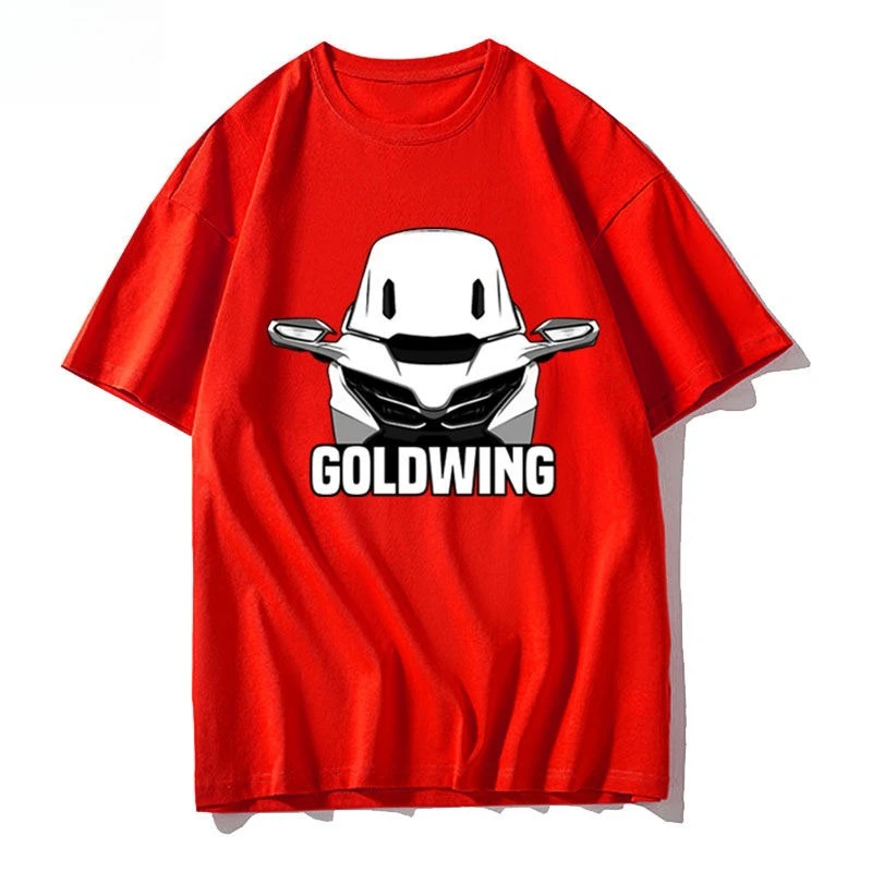

Мужская и женская футболка Honda CB650R Gold Wing CB190R Недвойной локомотив Летняя езда на мотоцикле для энтузиастов с коротким рукавом