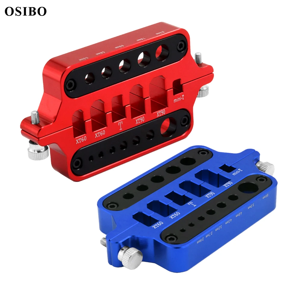 Rc Car Parts Metal Mini Red Soldering Tool Holder Model Cars Drone Marine Welding Tool T Plug Connector Xt60 Xt90