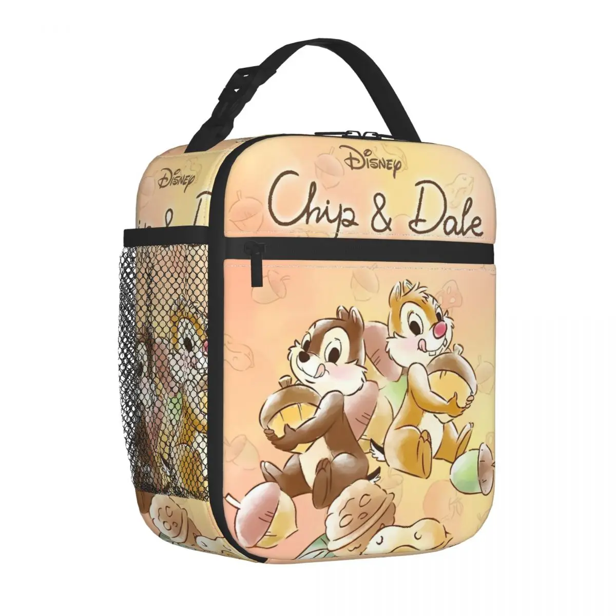 

Chip 'n Dale, изолированные сумки для обеда с милыми животными, портативный контейнер для еды с бурундука, сумка-холодильник, ланч-бокс, сумка-тоут, сумка для бенто