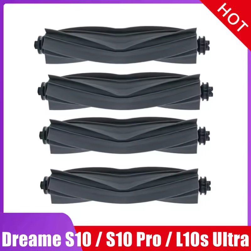 Accessoires pour Dreame L10s Ultra/S10/S10 Pro, ata jia Omni 1S BGSM CN Robot X10 +, brosse principale d'aspirateur, pièces de brosse en caoutchouc