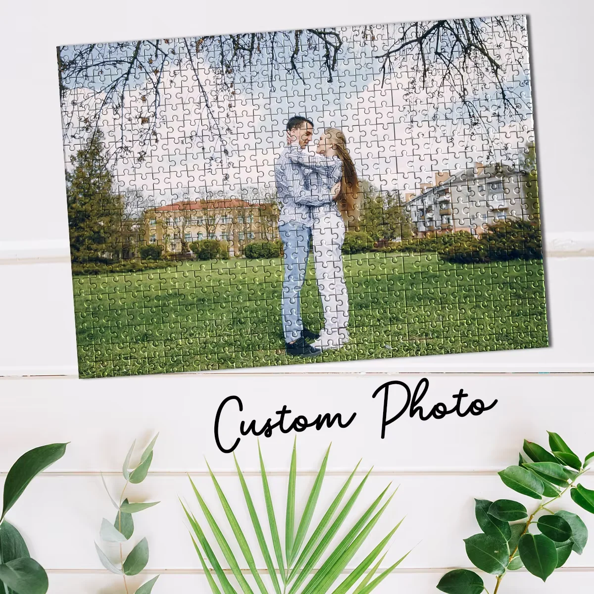 98/300/500/1000 قطعة شخصية مخصصة صور لغز زوجين DIY بها بنفسك لعبة الديكور تحصيل النمو هدية عيد الميلاد #1