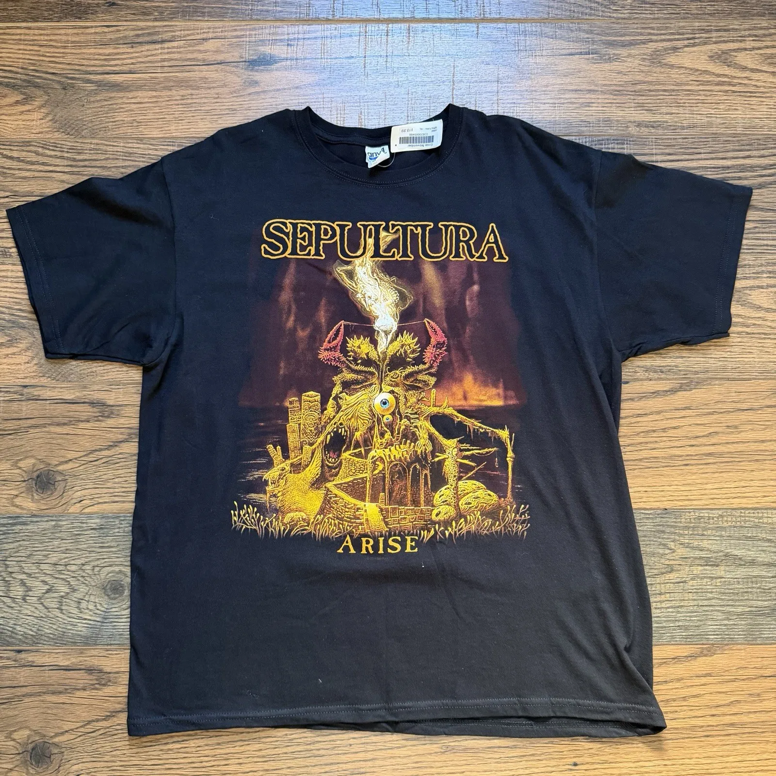 تي شيرت Sepultura Arise المعدني Sepultura القبلية الفن الجرافيك تي شيرت أنيق أسود لمحبي المعادن Thrash عشاق الفن روك