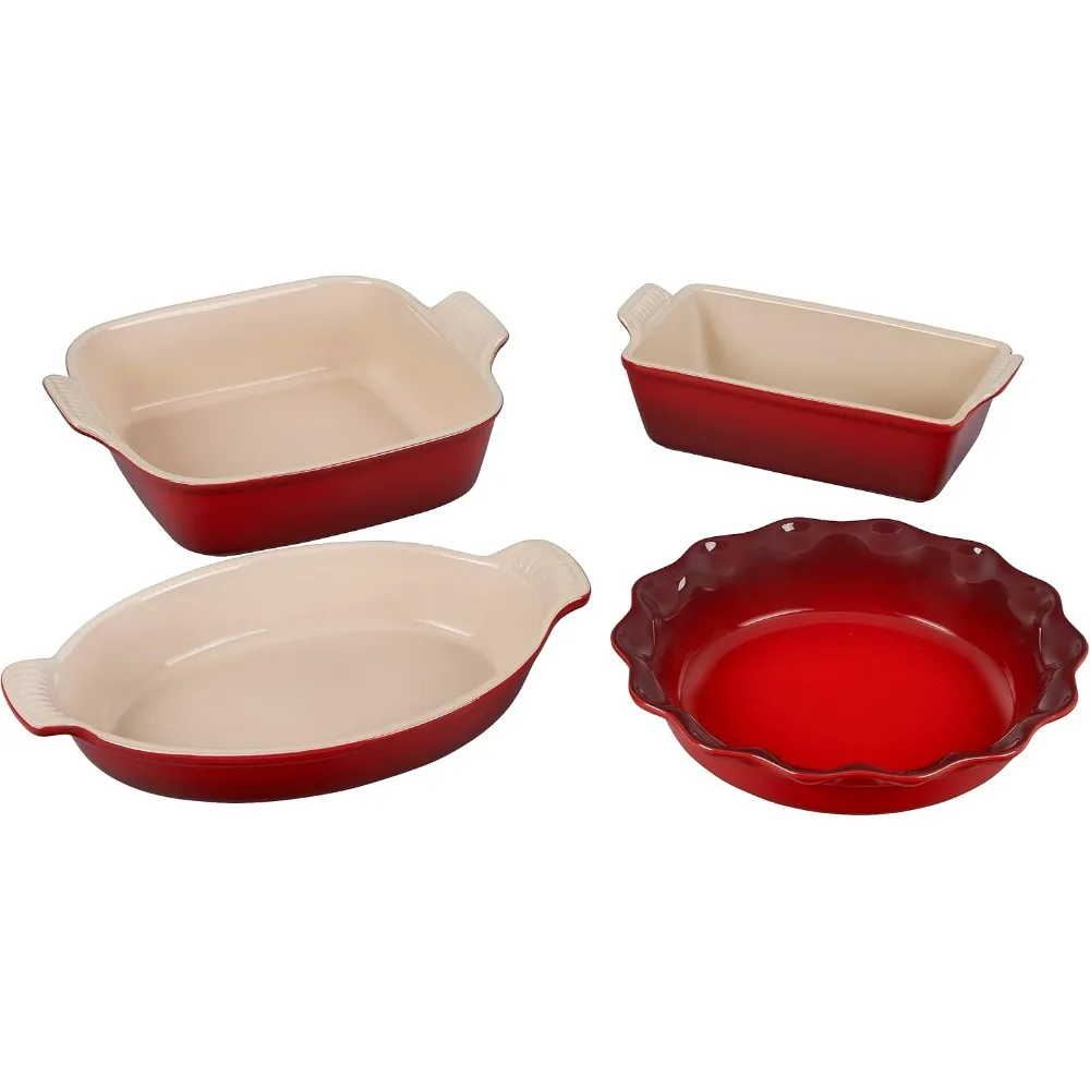 

Stoneware 4 PC Bakeware Set