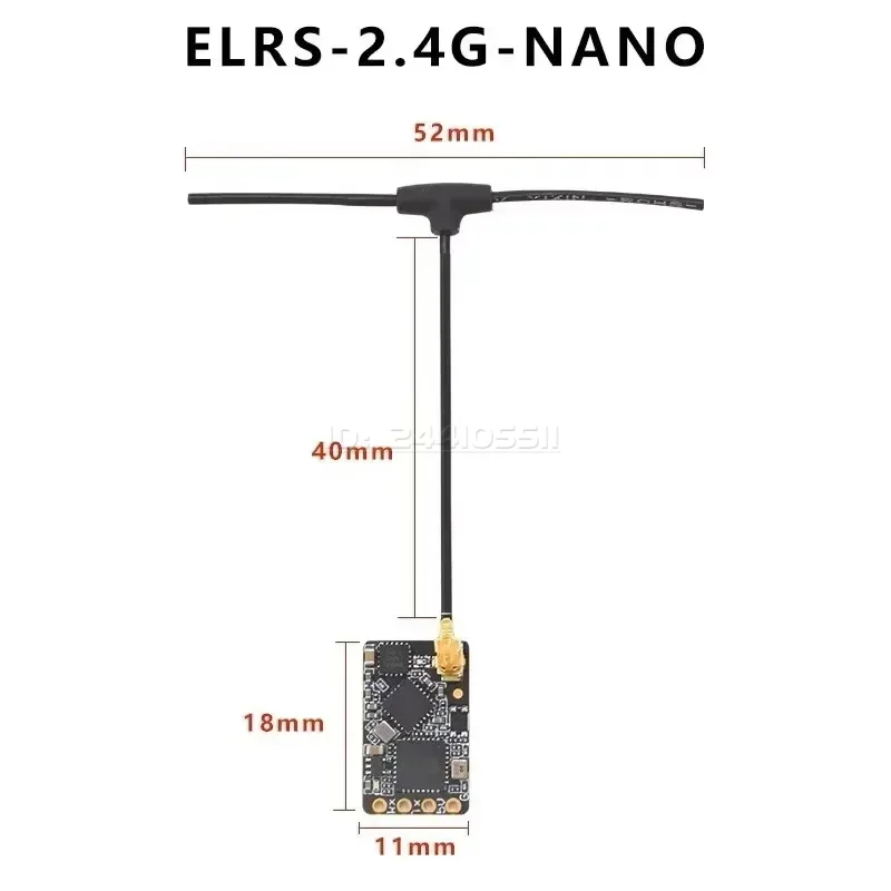 1/2/4PCS ELRS 2.4G NANO ExpressLRS RC FPV Receiver T Type Antenna Upgrade Wifi for Freestyle Racing Drone Model Part Transmitter