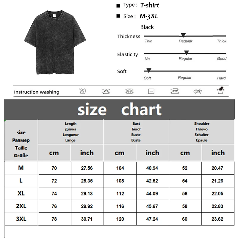 Washed Vintage Demon Slayer Graphic Print Tshirt Women Casual T Shirts Oversized Harajuku T-Shirts