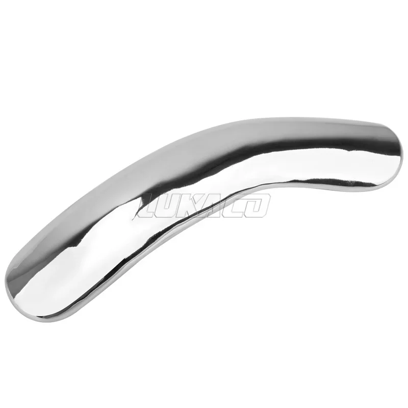 Motorcycle Exhaust Muffler Pipe Leg Protector Chrome Curved Heat Shield Cover Guard For HONDA Shadow ACE VT400 VT750 1997-2013