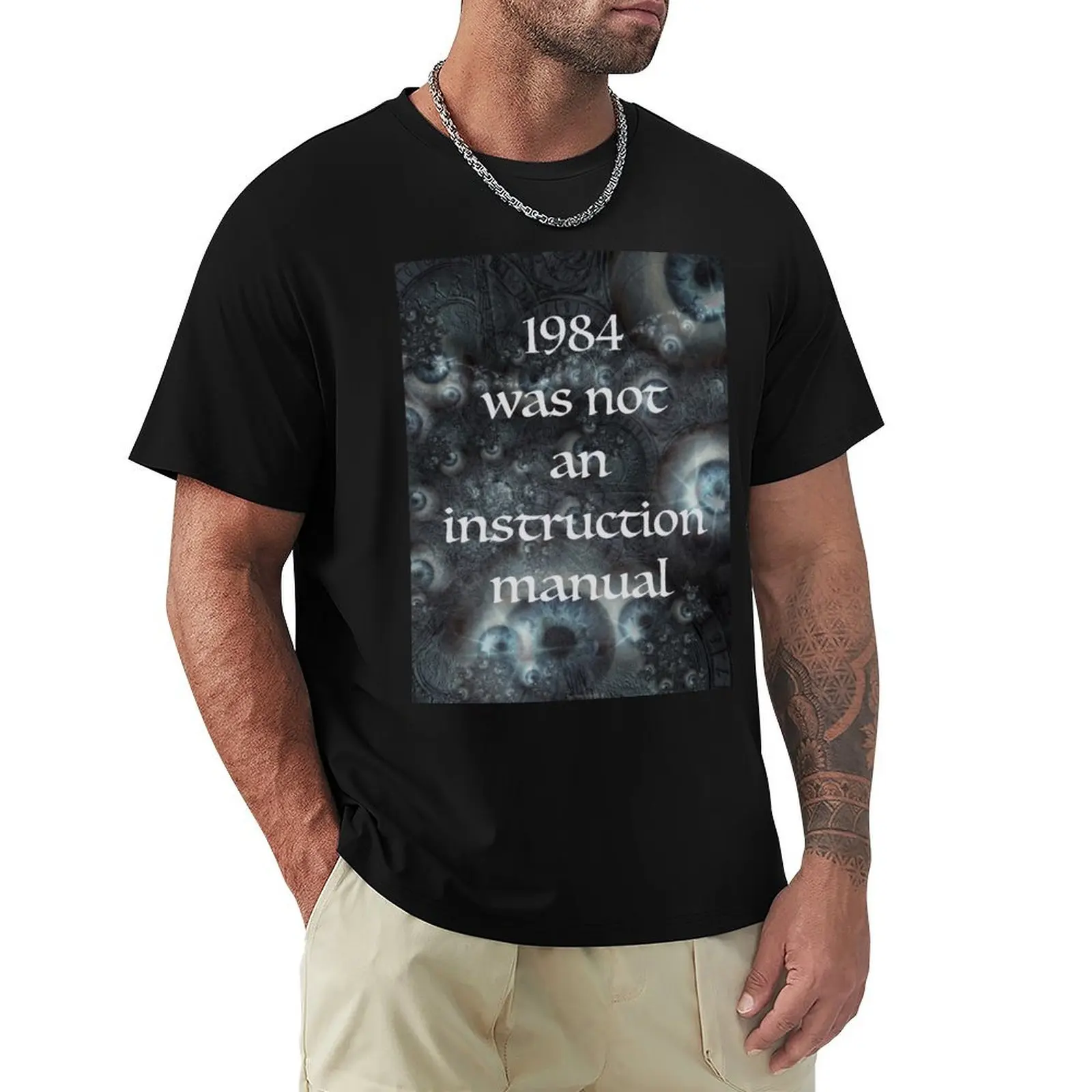 1984 was not an Instruction Manual v2 T-Shirt Basic Crew Neck Short Sleeve Top