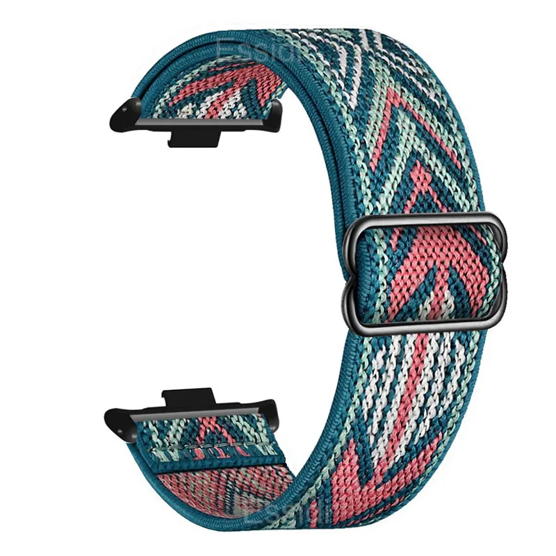 Sports Nylon Band For Xiaomi Mi Band 9 Pro/Mi Band 8 Pro Elastic Woven Watch Bracelet Strap Loop For Redmi Watch 4/5 Replacement