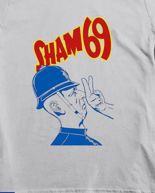 Sham 69 Band Men T-shirt White Cotton Tee All Size S to 5XL TA5767