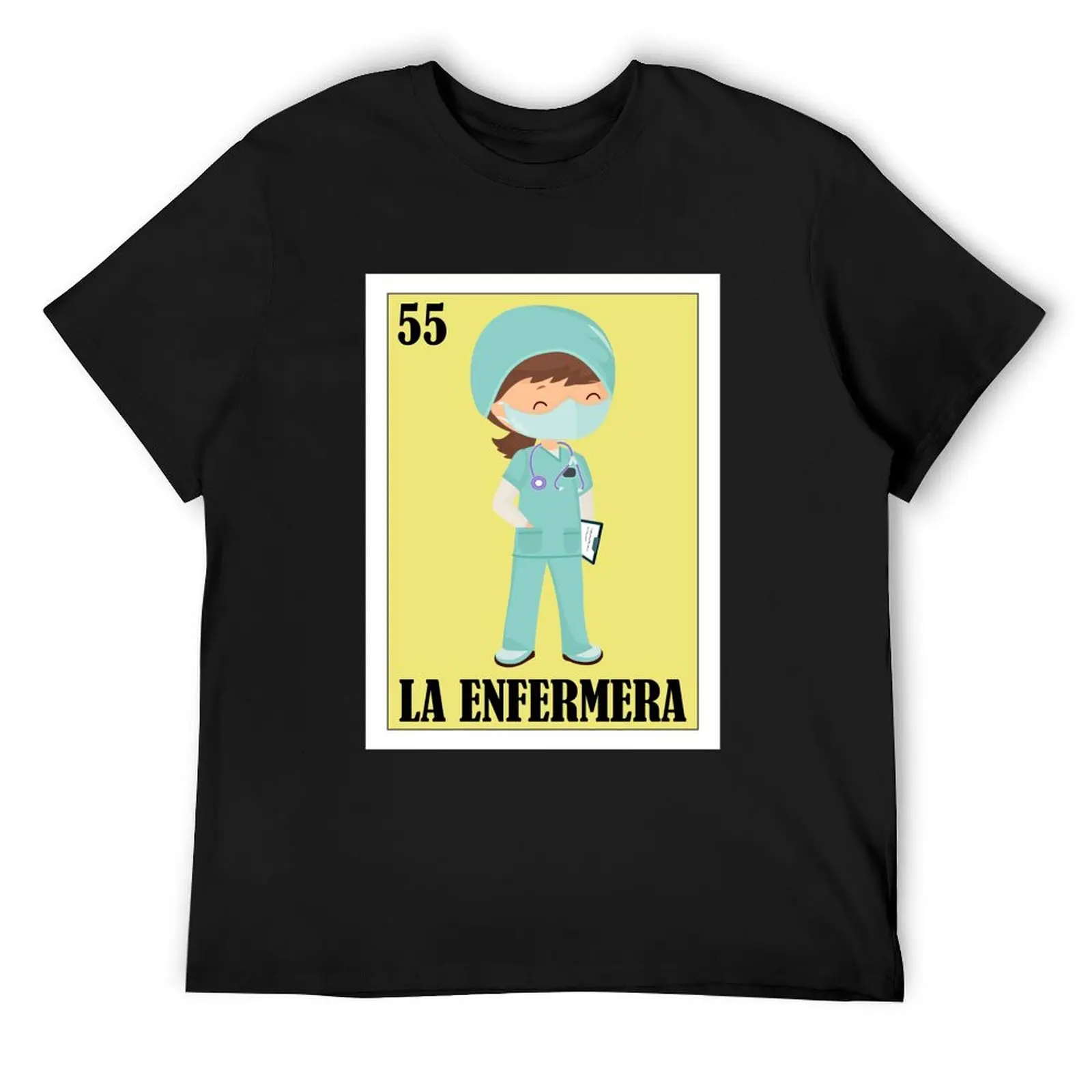 

Mexican Loteria - La Enfermera - Loteria Mexicana- Regalo para Enfermera T-Shirt anime stuff mens t shirts top quality