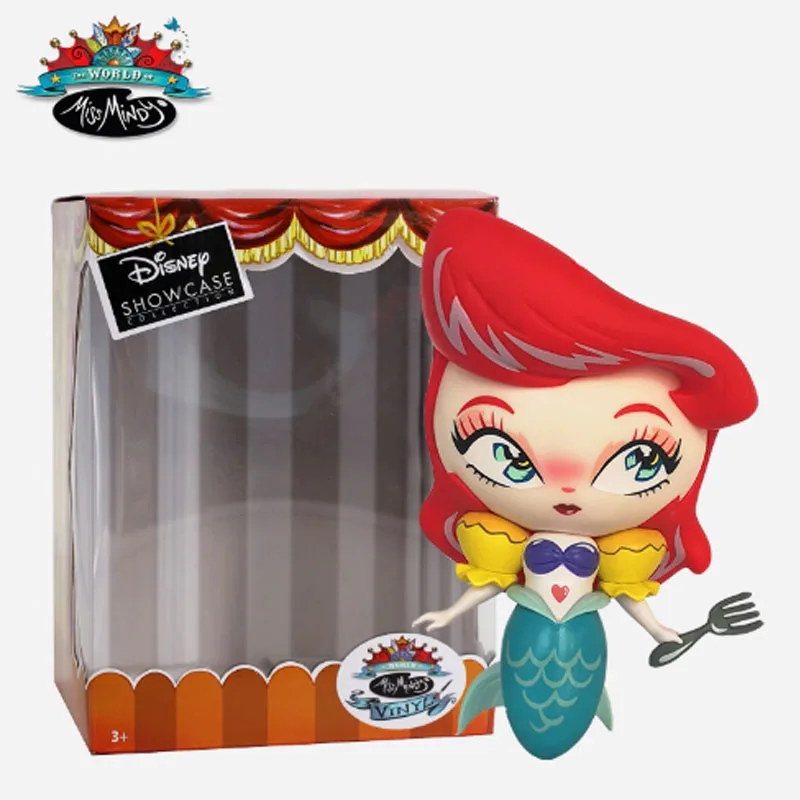

Оригинальный гаражный комплект Disney The Miss Mindy Русалочка Ариэль 160 мм, аниме-фигурки, игрушки для мальчиков, подарочная модель, украшения
