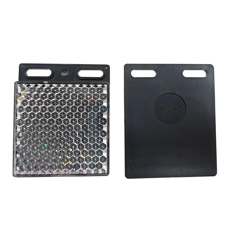 2Pcs Square Reflector for Photoelectric Sensor TD-08 for  Proximity Switch Honeycomb Structure Reflection Plate TD-09