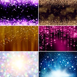 Bonvvie Photography Backdrop Glitter Bokeh Shiny Dot DIY Custom Name Birthday Party Banner Photocall Background Photo Studio