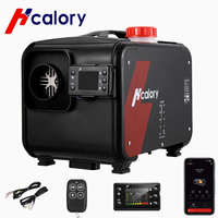 Hcalory Portable Air Diesel Heater with Automatic Stop and Start, App Smart Car Parking Heater with 1.5M Extension Cable 12V 24V