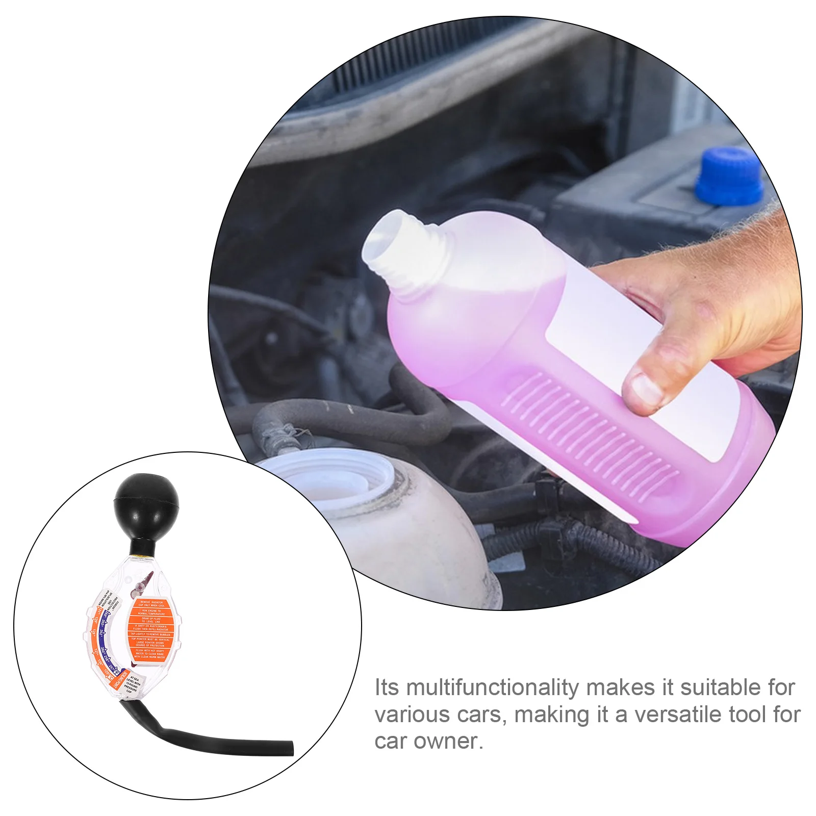 

Tester Car Anti-freeze Coolant Densitometer Rapid Dial Type Automotive Antifreeze Tester High Precision Electrolyte