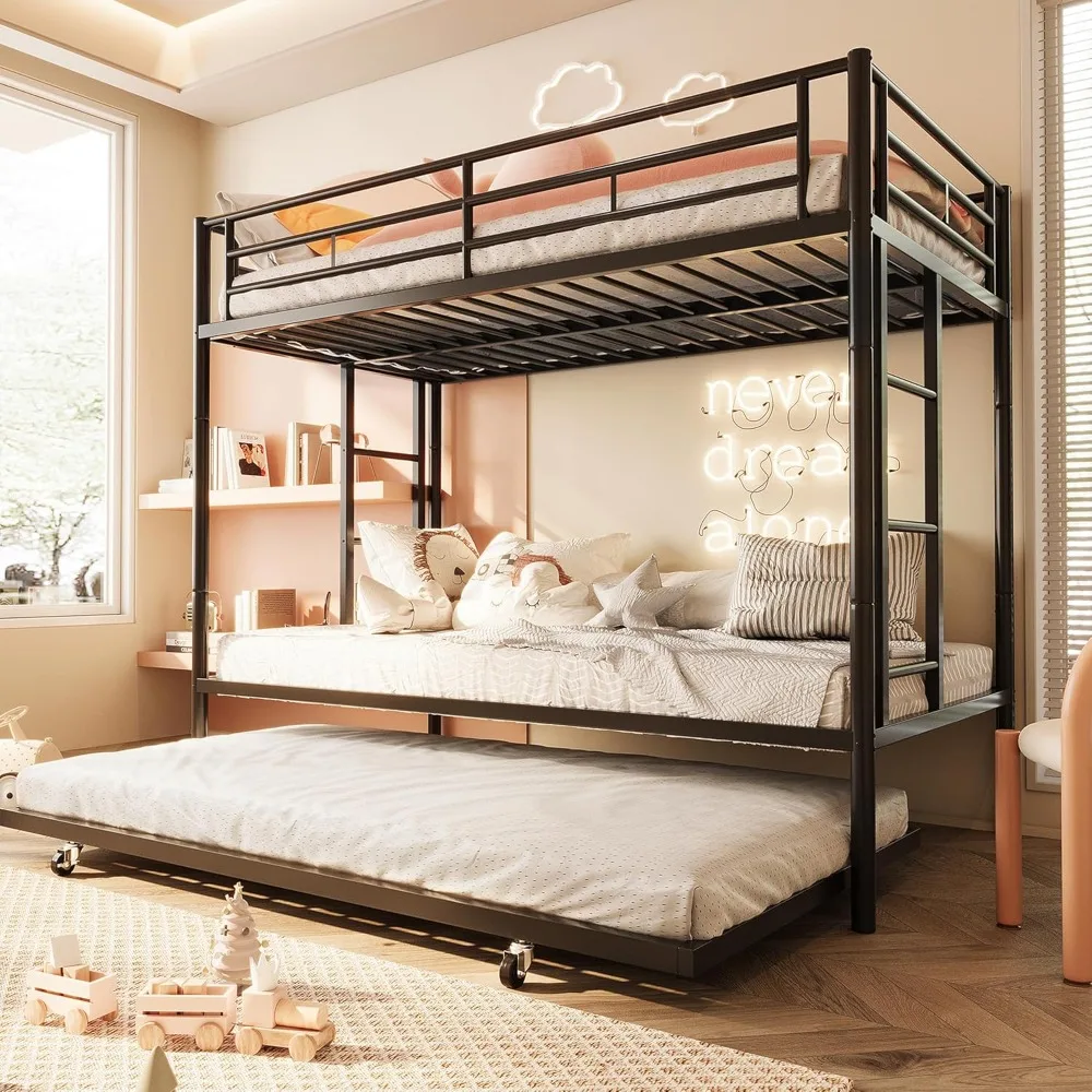 Metal Bunk Beds Wit… - image