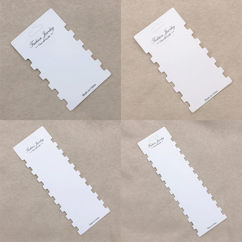 50Pcs Hair Ring Display Cards Cardboard Hair Accessories Packaging Tag Card Hairband Hairpins Display Retail Price Tags Label