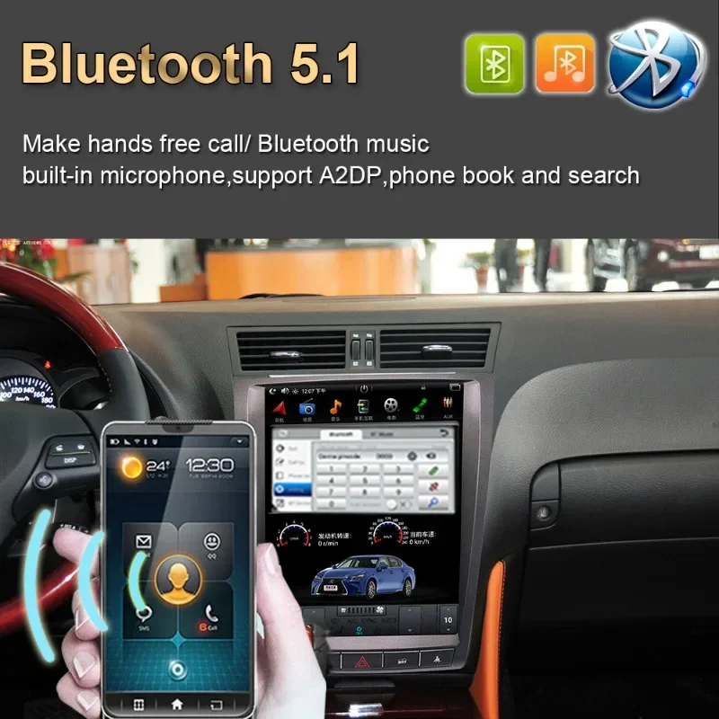 For Lexus Gs Gs300 Gs350 Gs400 Gs430 Gs460 2004 - 2011 Android Carplay Radio Player Car Gps Navigation Stereo Head Unit Screen
