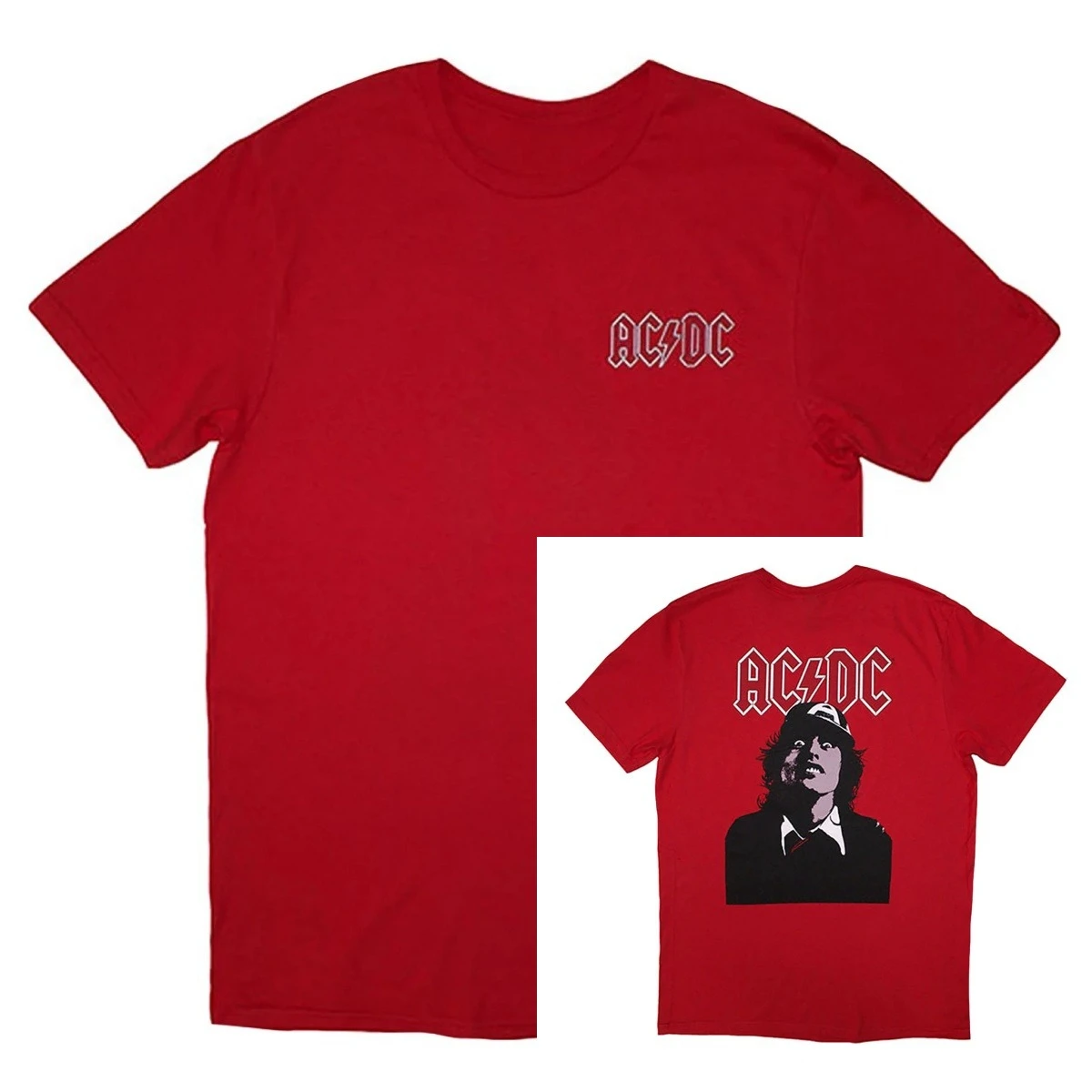 AC_DC شعار صغير _ قفل بناتك تي شيرت الراقية الفاخرة لكل من الرجال والنساء 2026 صيف جديد بيع الساخن #1
