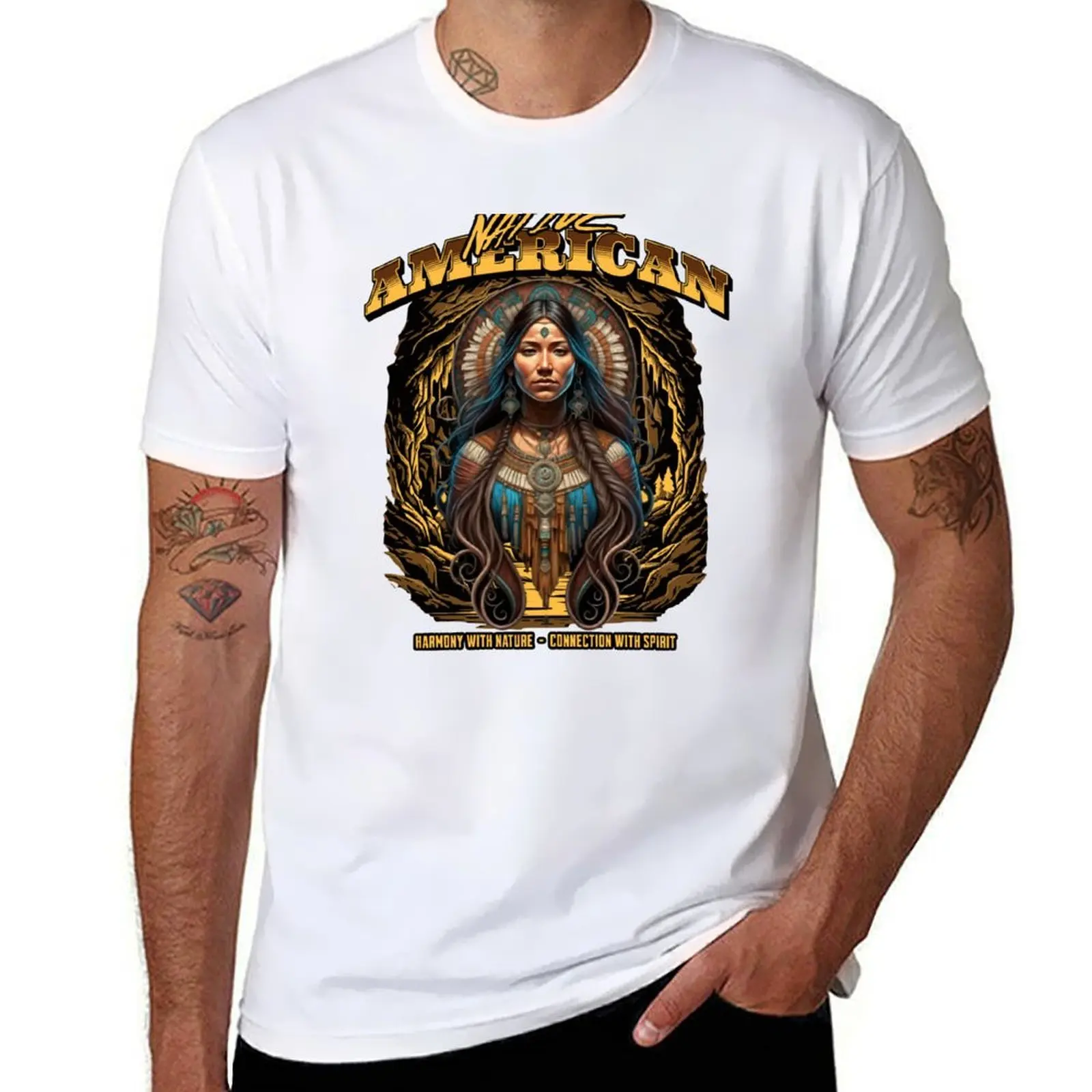 

Native Pride T-Shirt t shirts for man slim fit cotton t shirt man T-Shirt
