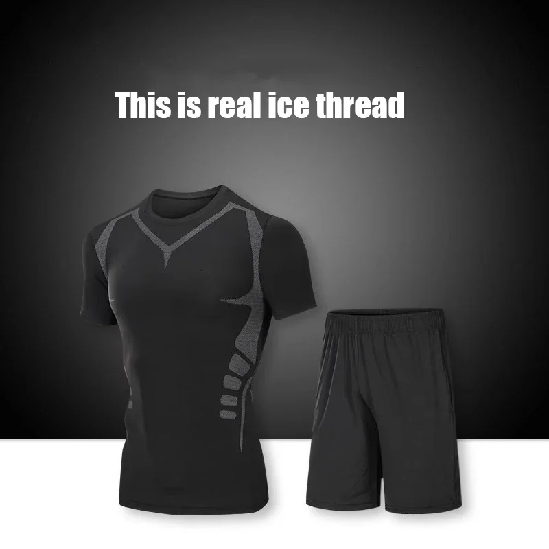 

Fitness Suits, Men's Sports Tight-fitting Clothes, Fitness Pants, Running Equipment, Quick-drying Sets