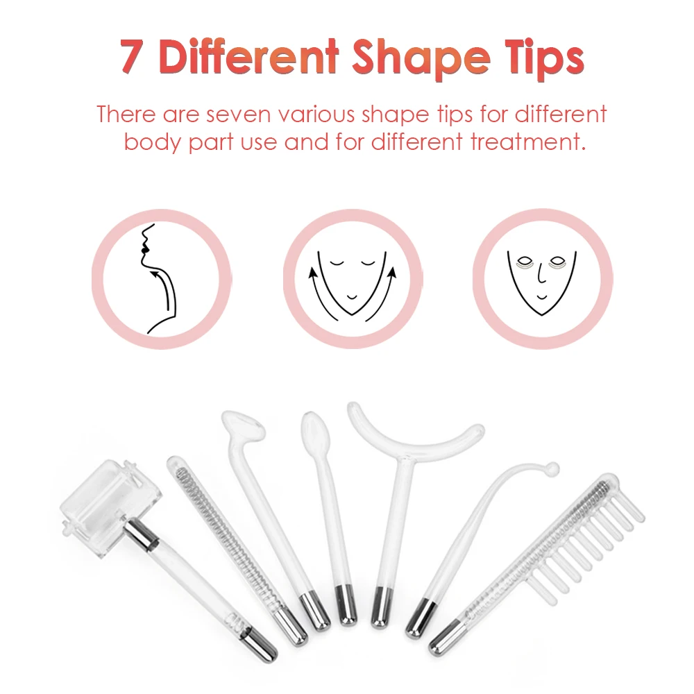 جهاز احترافي صغير 7 في 1 لإزالة حب الشباب بالأوزون الكلفاني عالي التردد