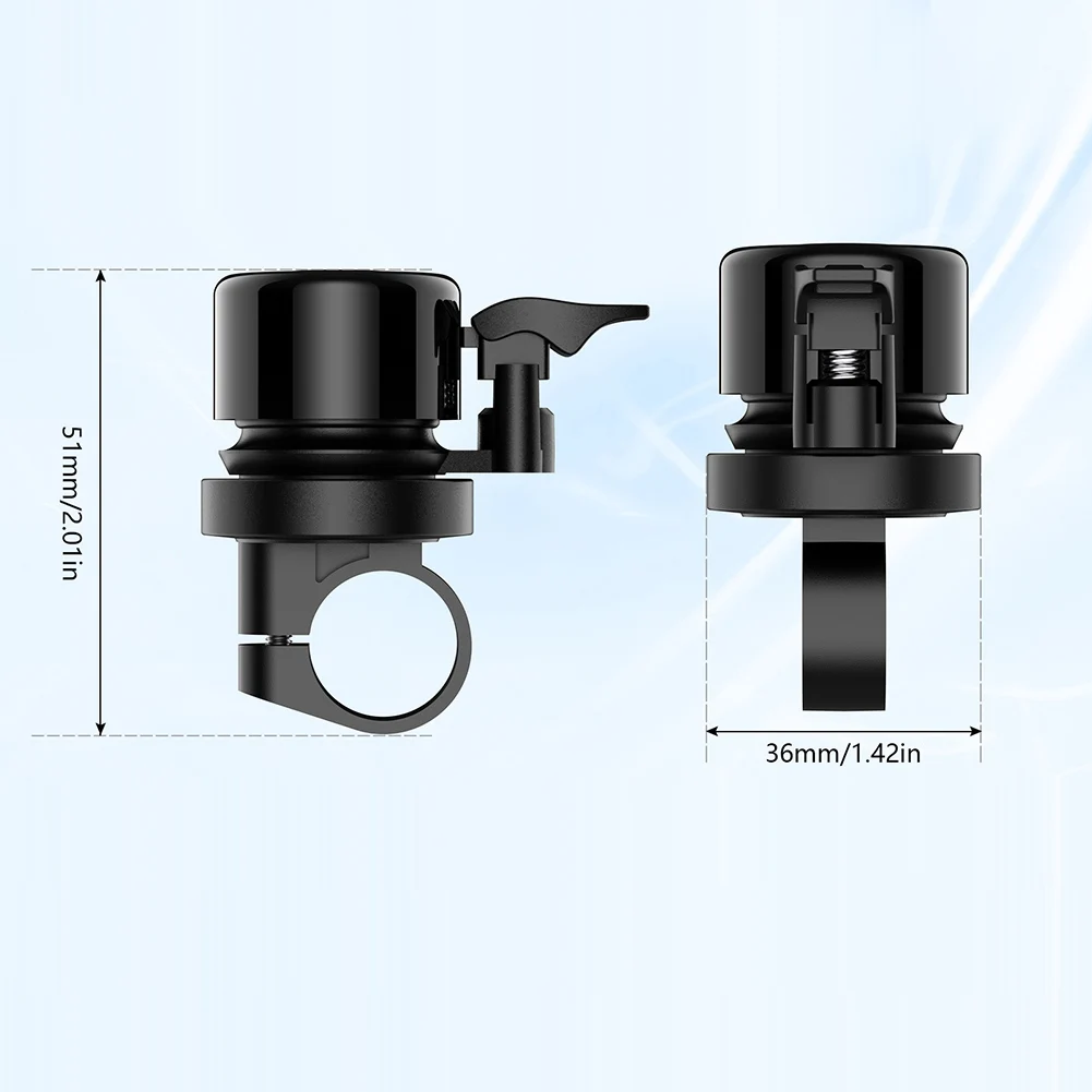 

Bicycle Bell for Apple AirTag Bike Mount Bicycle Bell Waterproof Bike Ring for Air Tag GPS Tracker Under Bike Bell Holder