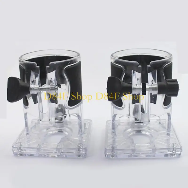 D84F Protective Routers Housing Clear Dust Cover For Precise Woodworking Trimmers