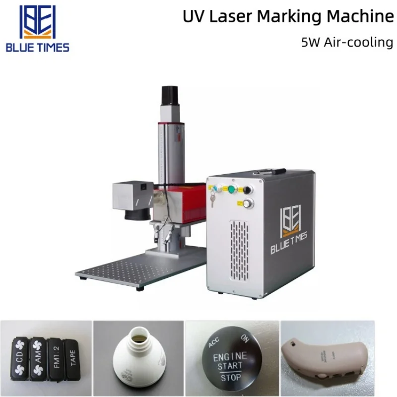 

Bluetimes High Precision UV Split Fiber Laser Marking Machine Multipurpose Engraver for Various Materials Commercial Industrial