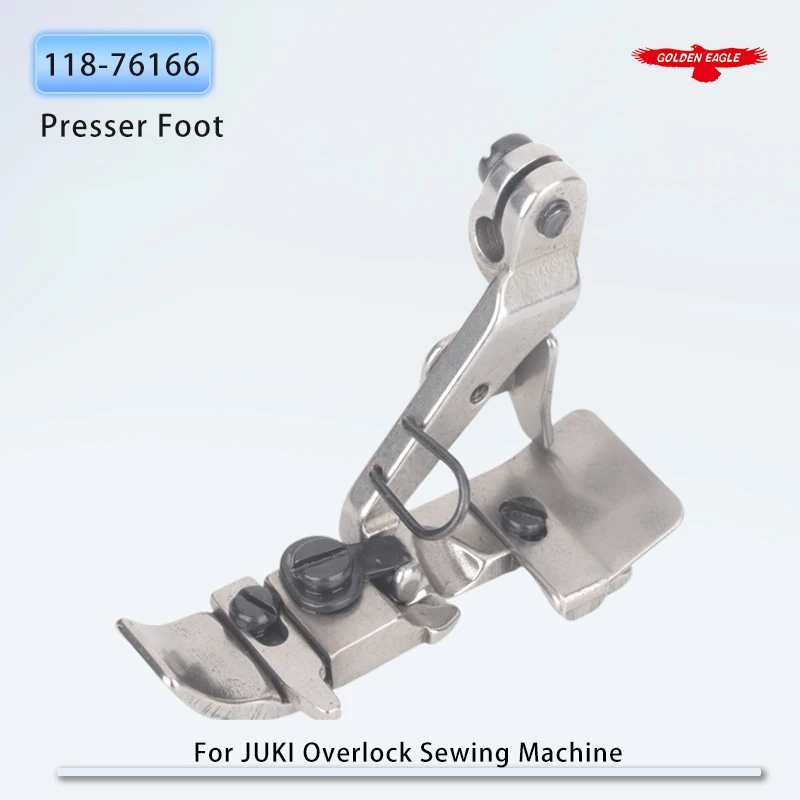 118-76166 Presser Foot For 3 Thread Overlock Sewing Machine Fit JUKI MO-2504 MO-3600 MO-3700 MO-6704 MO-6904 4.0mm