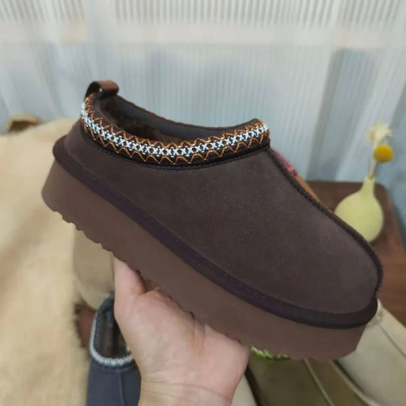 Winter-Schneestiefel mit Dicken Sohlen, Ethnischer Stil, Dicke und Warme Baumwollpantoffeln für Damen, Bequeme Freizeitschuhe für Entspannte Tage – Detail 6