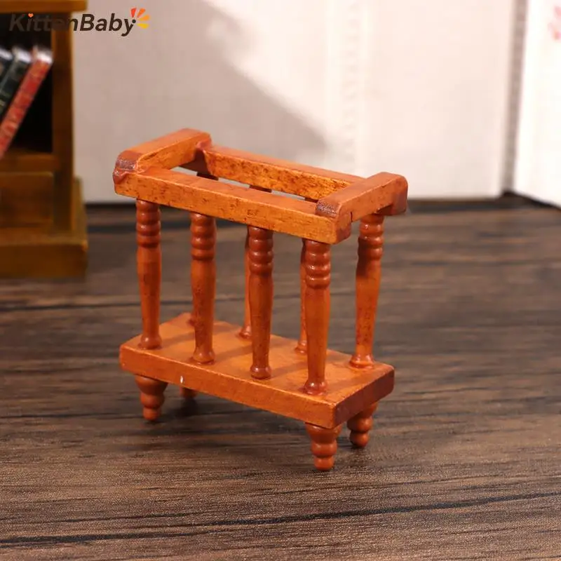 1:12 Dollhouse Miniature Magazine Rack Storage Shelf Umbrella Stand Home Furniture Model Decor Toy Doll House Accessories