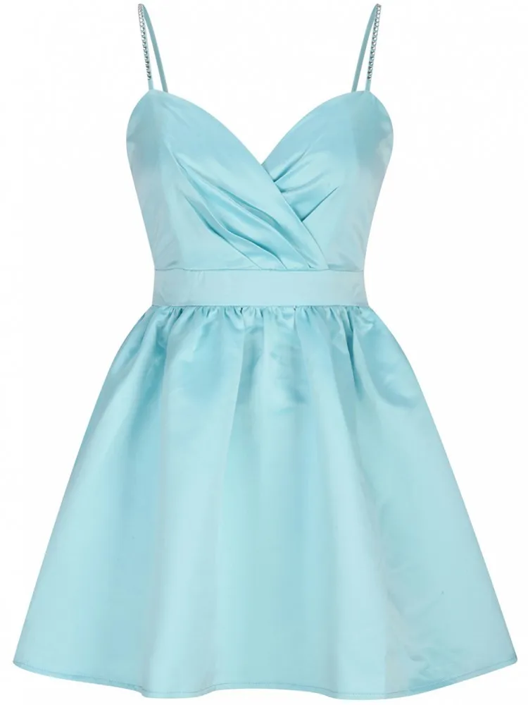 فستان نسائي أنيق مثير للنادي موضة ريشة بدون أكمام بخصر مشدود فساتين قصيرة ضيقة ملابس خروج ناعمة فيستدوس 2026 #1