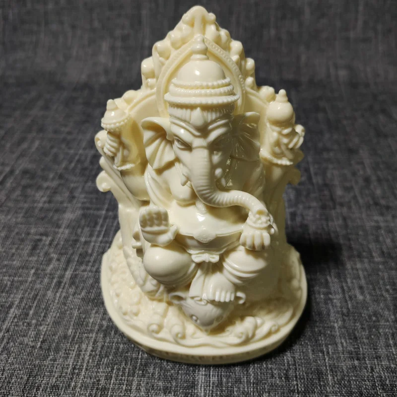 Ivory Nut FETISH ELEPHANT Lucky Fortune Living Room Entrance Decoration Xiangshen Car Decoration Creative Craft Gift Wholesale