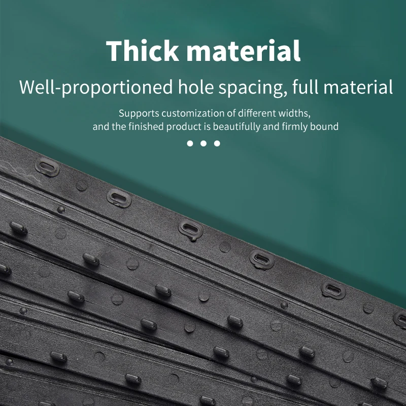 플라스틱 바인딩 클립 3mm-35mm 10홀 바인딩 스트립 하드 클램핑 스트립 파일 바인딩 스트립