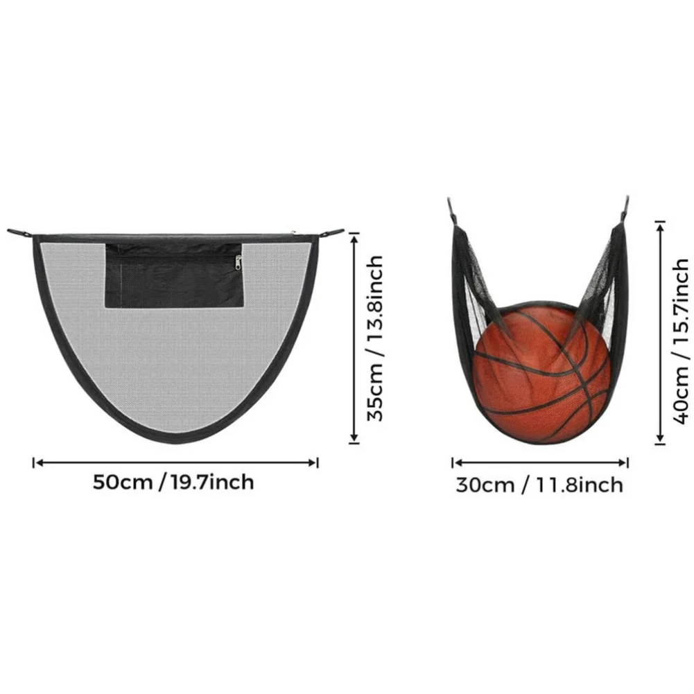 

Portable Sports Bag for Basketball Volleyball Soccer Rugby with Hanging Feature Adjustable Strap and Spacious Main Compartment