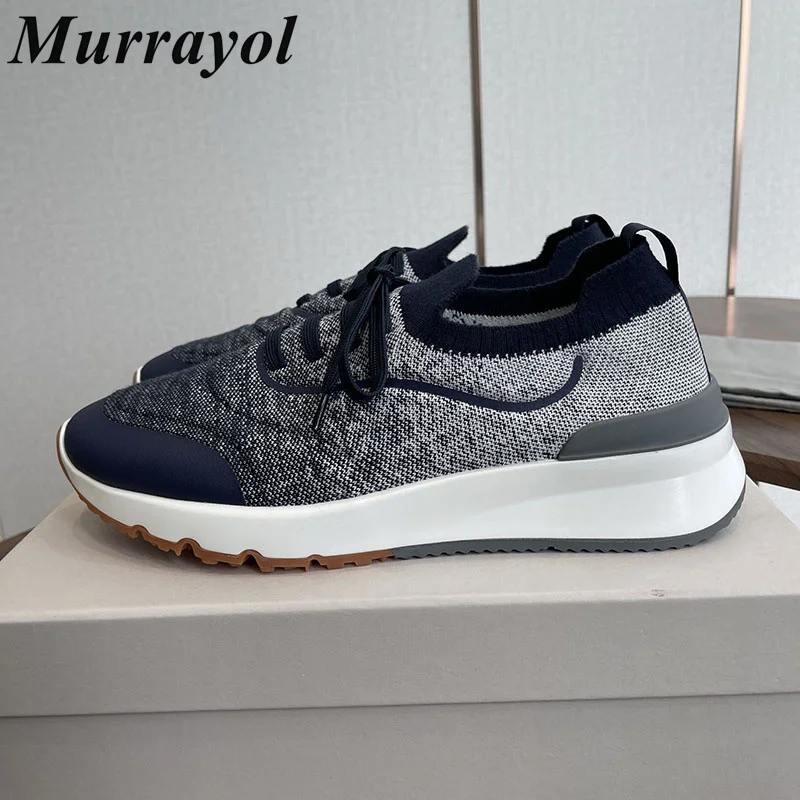 

Sneakers Women Flat Thick Bottom Lace Up Mixed Color Breathable Running Shoes Unisex Casual Shoes Spring Autumn Walking Shoes